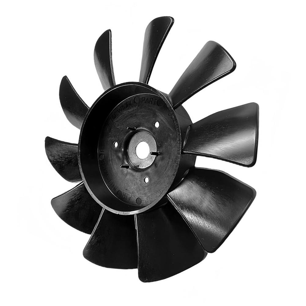 Ventilator pentru debit de aer îmbunătățit, Ventilator transmisie mașină de tuns iarba