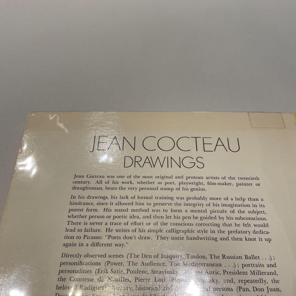 [USED] JEAN COCTEAU DRAWINGS