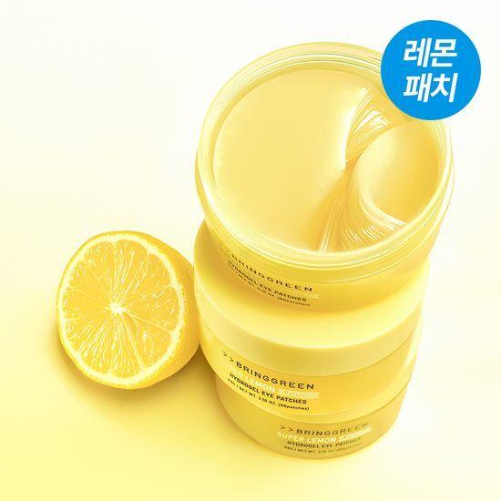 Bring Green Super Lemon Glutathione Hydrogel Eye Patches (60 Sheets)