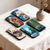Princess Mononoke Retro Illustration Phone Case For Samsung S25,S24,S21,S22,S23,S30,Ultra,S20,Plus,Fe,Soft Silicone Black Cover