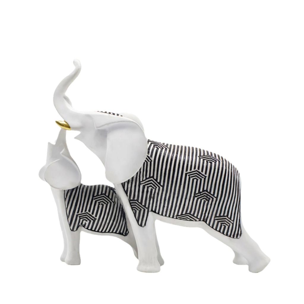 Modern Simple Lines Mother and Child Icon Ornaments Home Decoration Living Room Desktop Creative Animal Ornaments Gifts