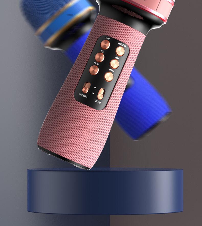 WS-898 Bluetooth Wireless Home Microphone with Built-in Speaker for Karaoke Apps