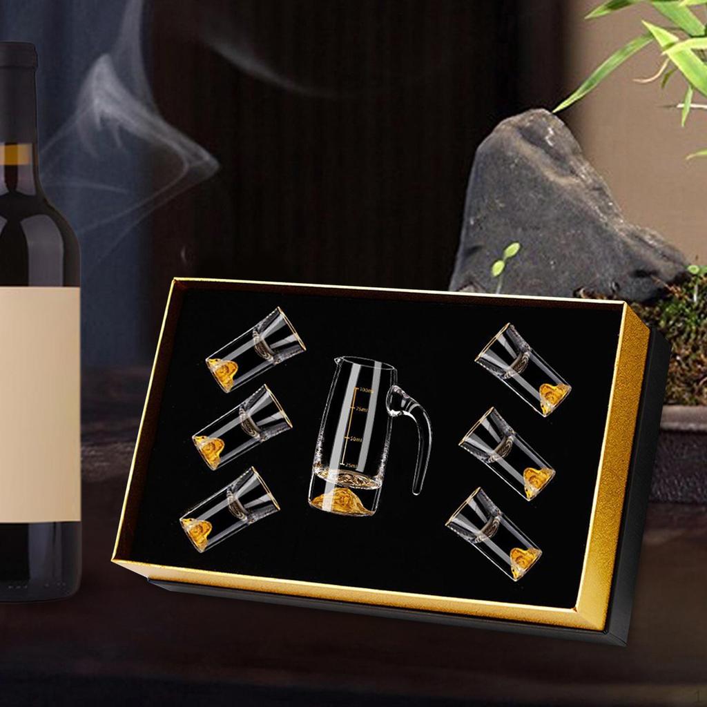 Chinese Inspired Wine Set Featuring Flagon and Pourer