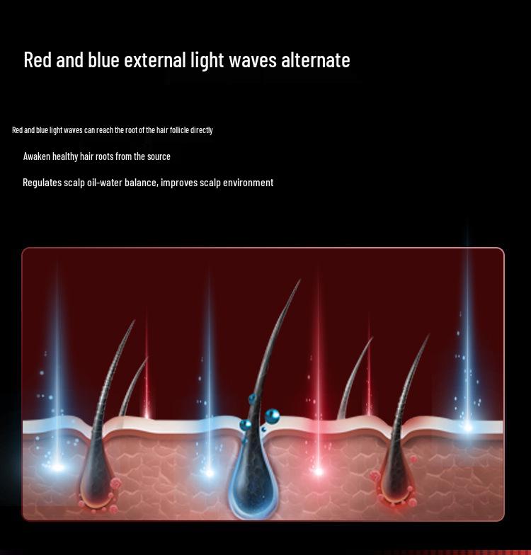 Electric Hair Growth and Scalp Massage Comb with Essence Applicator