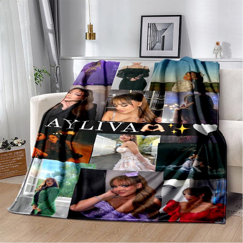 Ayliva Lieb Pop Singer HD Soft Flannel Blanket for Bed Bedroom Sofa Picnic,Throw Blanket for Cover Outdoors Gift Kids