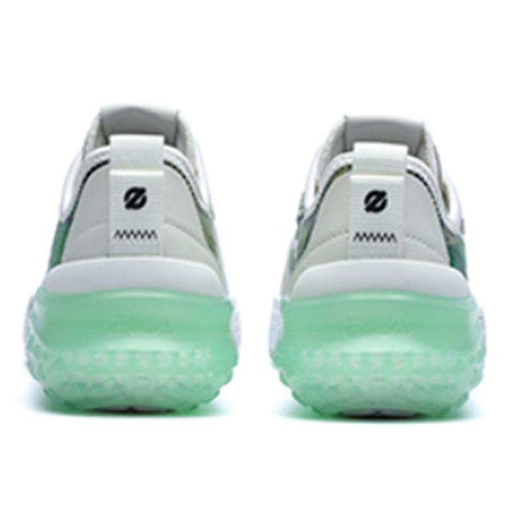 FILA Mixa Van Gogh Fabric TPU Leather Low-Top Sneakers Women sneakers White Green F12W224201FSG