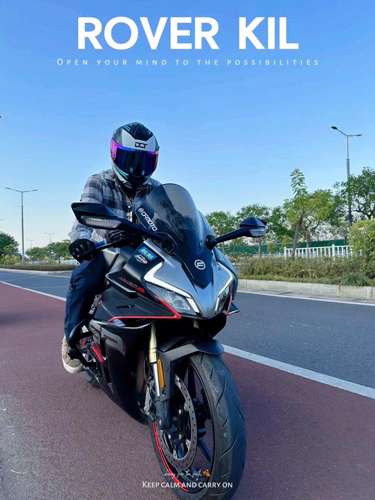 In-Stock Full-Face Double Lens Motorcycle Helmet - Retro Design for Men & Women, Ideal for Street Bikes & Scooters