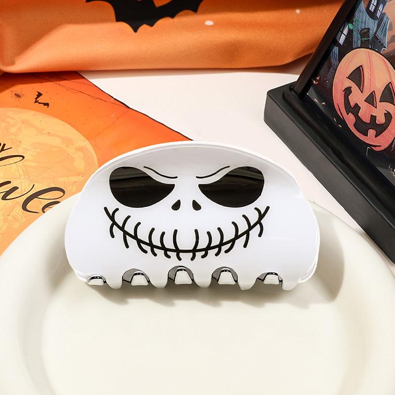 Kreative Halloween Acryl Hai Haarklammer - Damen Einzigartiges Hochsteckfrisur-Accessoire
