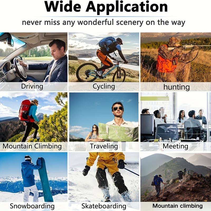 New HD Camera Glasses Wearable Polarized Lens DVR Video Surveillance Security Protection Video Cam For Outdoor Sports 2025