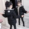 Girls' Winter Cotton-Down Outerwear - Warm, Thickened, Windproof Hooded Jacket | High-Quality Kids' Clothing