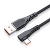 Type-C Elbow 6A Fast Charging Cable for Mobile Gaming and Super Fast Charging