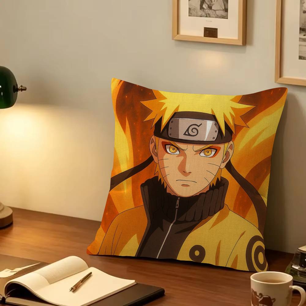 Uzumaki Naruto   Decorative Room Aesthetics Pillow Case Home Decor Bedroom Sofa Bed Couch Pillow Cover x
