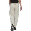 Adidas Knitted Sweatpants Women's White Moderate Cuffed Pants HK2364