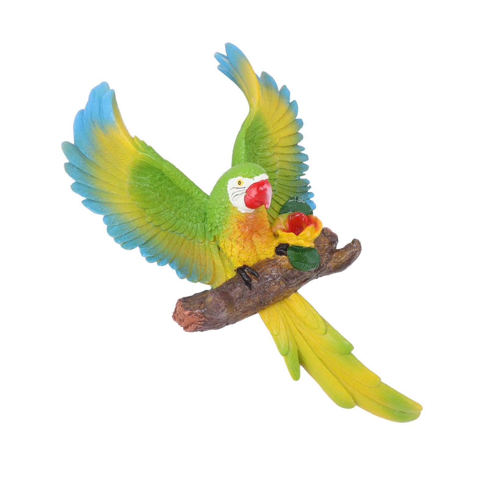 

Wall Decoration Resin Vivid Flapping Hanging Statue Bird Ornament for Garden Patio Lawn Yard