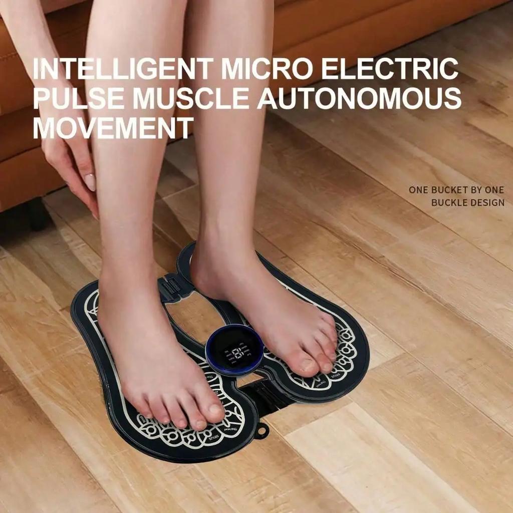 Ems Foot Massager Household Pulse Foot Massage Pad Foot Massage Pad Intelligent Foot Acupoint Instrument Relax Muscles Skin Care