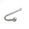 Metal Butt Plug with Ball Metal Anal Plug Dilator Sex Toys for Men and Women Adult Products Anal Hook Gay Stainless Steel