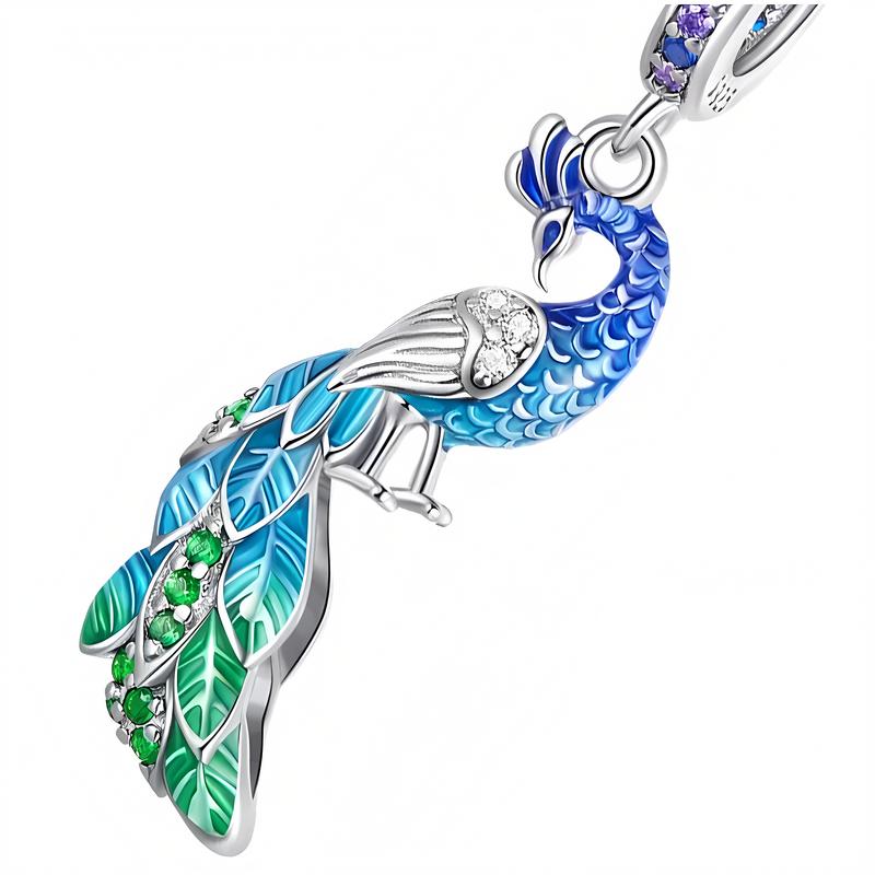 Charms Do Pandora Pendant Charm Bird Peacock