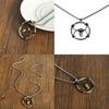 2024 Fall Cyberpunk 2077 Pendant Chain With Electroplated Alloy Geometric Style For Unisex