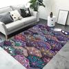 Bohemian Mandala Colorful Rug Large Area Carpet Non-Slip Mat for Living Room Bedroom Home Decoration