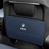 PAS9 Car Anti-kick Cushion Leather Auto Seat Back Storage Pocket For 1 2 3 4 5 7 Series X1 X3 X4 X5 X6 X7 F10 F20 F30 G20 G30 F15