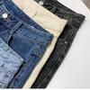 Stylish Loose High-Waist A-Line Denim Shorts for Women – Summer Korean Wide-Leg Slim Fit with Curled Hem
