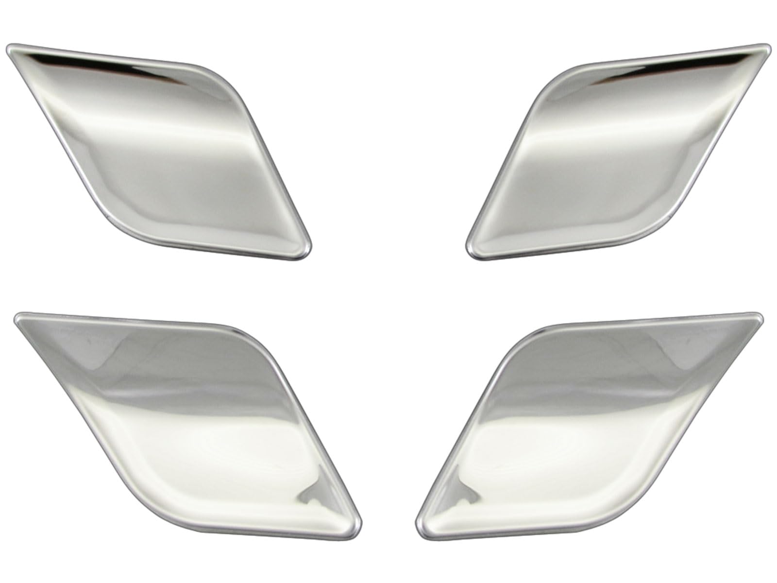

BRIGHTZ Finish Stainless Steel Inner Door Handle Set for W206 Sedan Ultra-Mirror Covers, Plated, 4-Piece [INS-DHC-265] C-Class (C180, C200, C220d)
