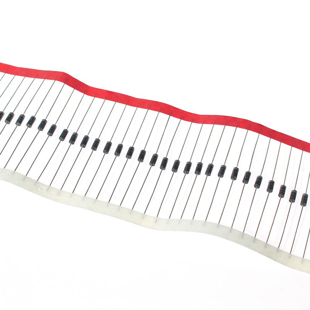 

BoardCore Diode 100pcs 1N5819 IN5819 DO-41 1A 40V Schottky Diodes Rectifier Diode Kit білий