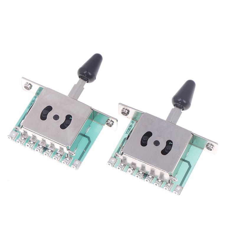 1Pc 3 Way 5 Way 8 Key Electric Guitar Pickup Selector Toggle Switch With Black Tip Cap Knob For St Sq Electric Guitar Stamper