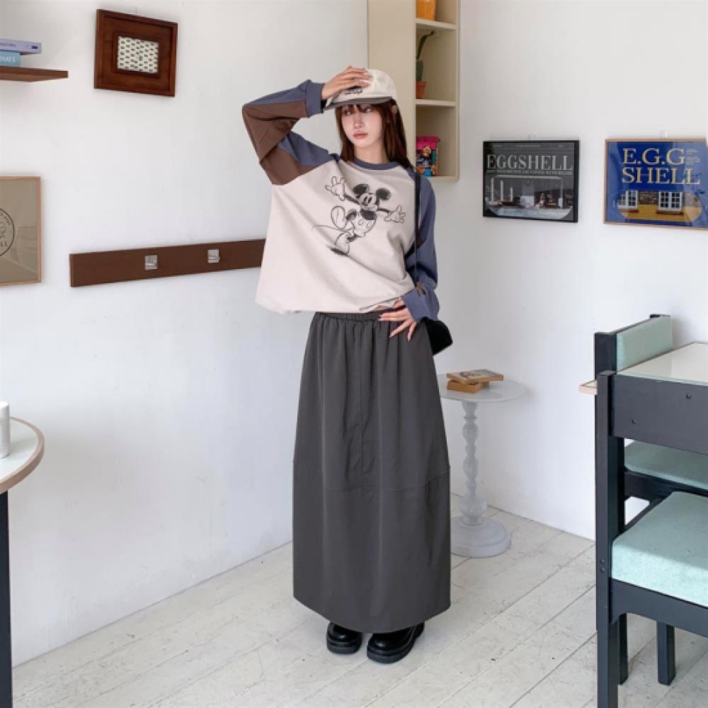 New ArrivAlS Open Run Women S Nylon Cut A Line Long Skirt
