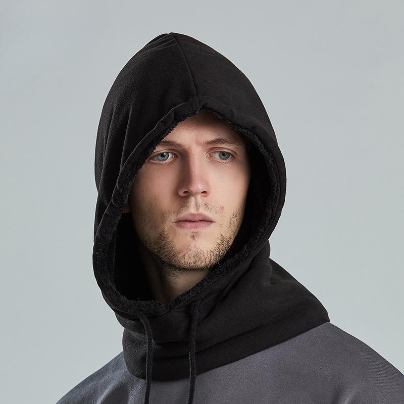 Winter Hat Men's Outdoor Riding Hat Windproof Fleece Warm Scarf Mask