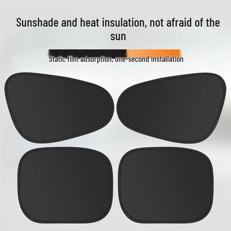 Electrostatic Car Sunshade with Suction Cup - Blocks Strong Light for Driver's Seat