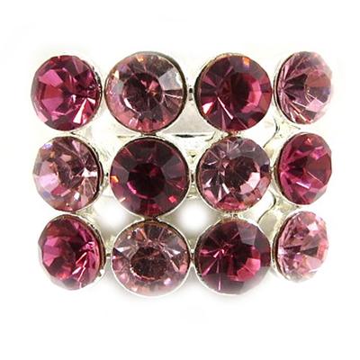 [E5121] - Δαχτυλίδι Δημιουργού 'Amour de Cristal' Ροζ