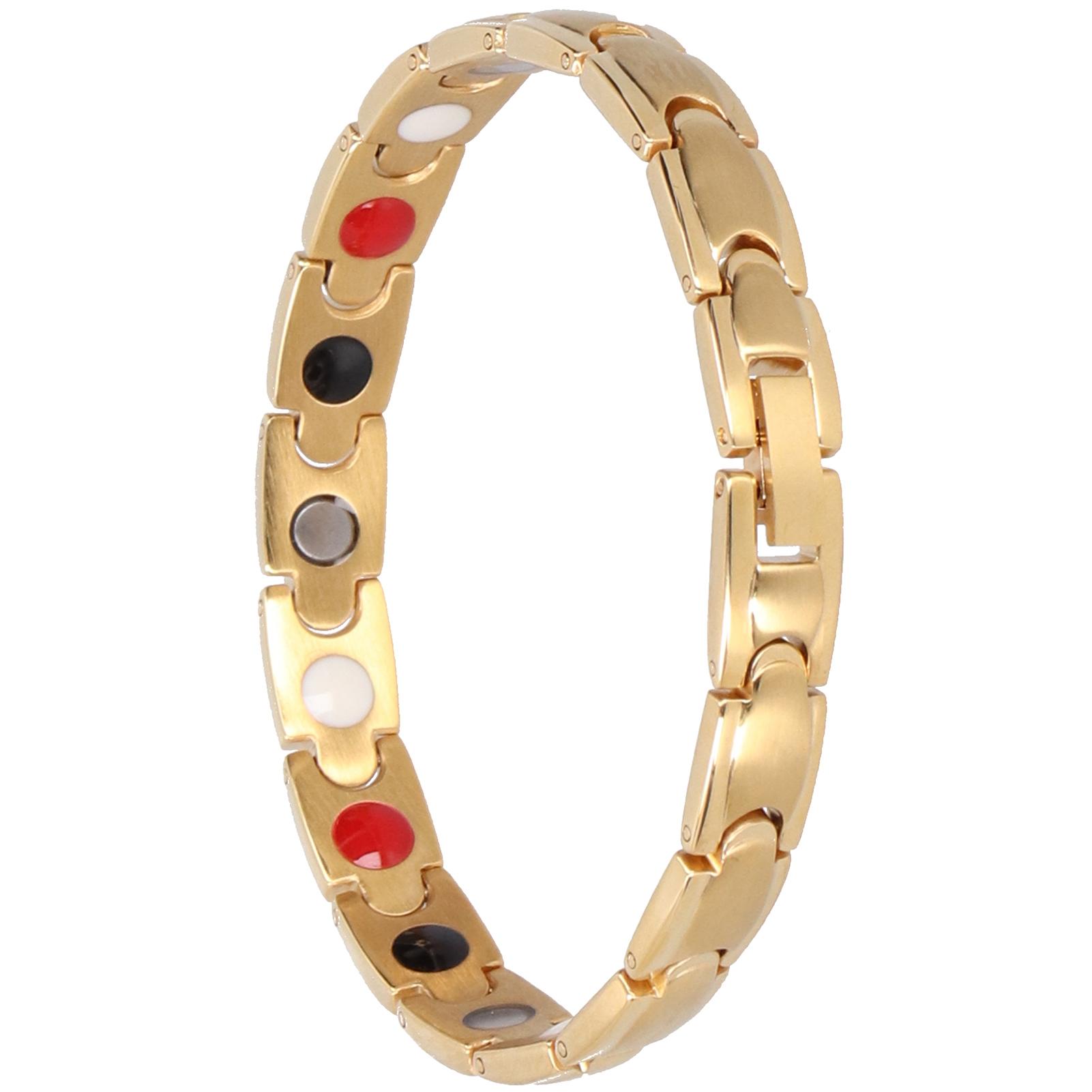 

Gold Magnetic Bracelet Fashion Waterproof Women Hand Chain Jewelry Anniversary Gifts