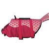 Lifevest For Dogs Super Buoyancy Mermaid Shark Dog Life Jacket For Small Large Dogs Reflective Safe Puppy Swimsuit With Handle