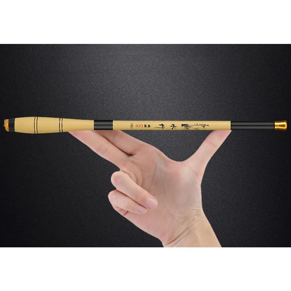 Ultralight Stream Fishing Rod 1.5M-6.3M High Carbon Fiber Super Hard Travel Pole 28MH Telescopic Fishing Tackle for Freshwater 260319