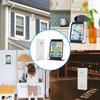 İç Mekan Dış Sıcaklık Nem Ölçer Arka Işık Zaman Alarmı Erteleme ile Renkli Dokunmatik Ekran