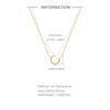 Simple And Versatile S925 Sterling Silver Classic Crescent Element Diamond Fashion Necklace Clavicle Chain