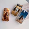 Fine Horse Transparent Phone Case for Motorola Moto Edge Plus G200 G23 E13 E15 E20 E30 G62 G71 G72 G75 G24 G15 Power