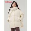 YAYA Women's Cloud Puff Hooded Down Jacket