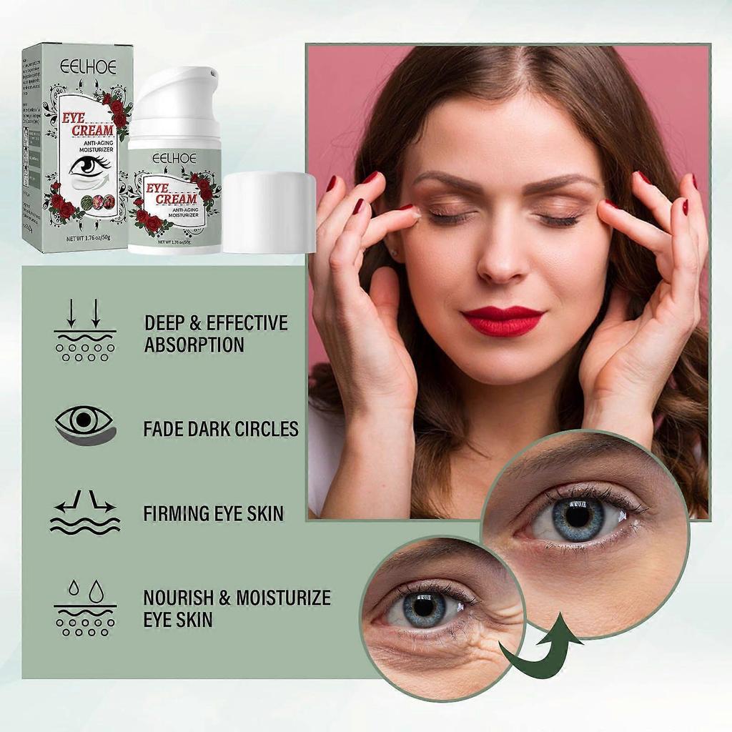 Eelhoe Eye Care Cream - Reduces Fine Lines, Improves Dullness, Moisturizes, Hydrates, Gentle And Firming, Multi-Effect Skin Softening