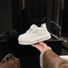 Sheepskin Version~ Star with the Same Height-increasing and Velvet Warm Little White Shoes for Women's 2025 Summer New Thick-soled Versatile Cas