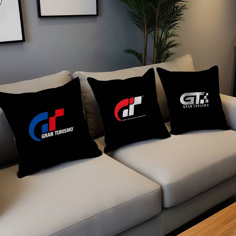 G-Gran Turismo Maple Design Cushion Cover Happy Autumn Harvest Decor Holiday Decorati Pillow Cover