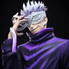 Satoru Gojo Jujutsu Kaisen Gk Figure Anime Peripheral Desk Chassis Ornament 2D Model Collectible Gift For Anime Fans Otaku