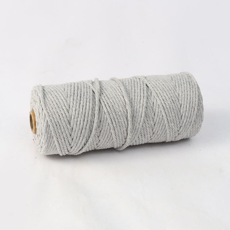 4mm 300m Colored Hand-Woven Cotton Rope for DIY Tapestry and Ornaments