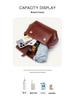 Women's Stylish Genuine Leather Crocodile Pattern Cowhide Shoulder & Crossbody Bag - 2025 Fashionable Versatile Handbag
