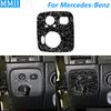 Для Mercedes-Benz G-Class W463 2004-2012 Коване вуглецеве волокно Складаний дзеркальний перемикач фар Панель покриття Автомобільні аксесуари Наклейка