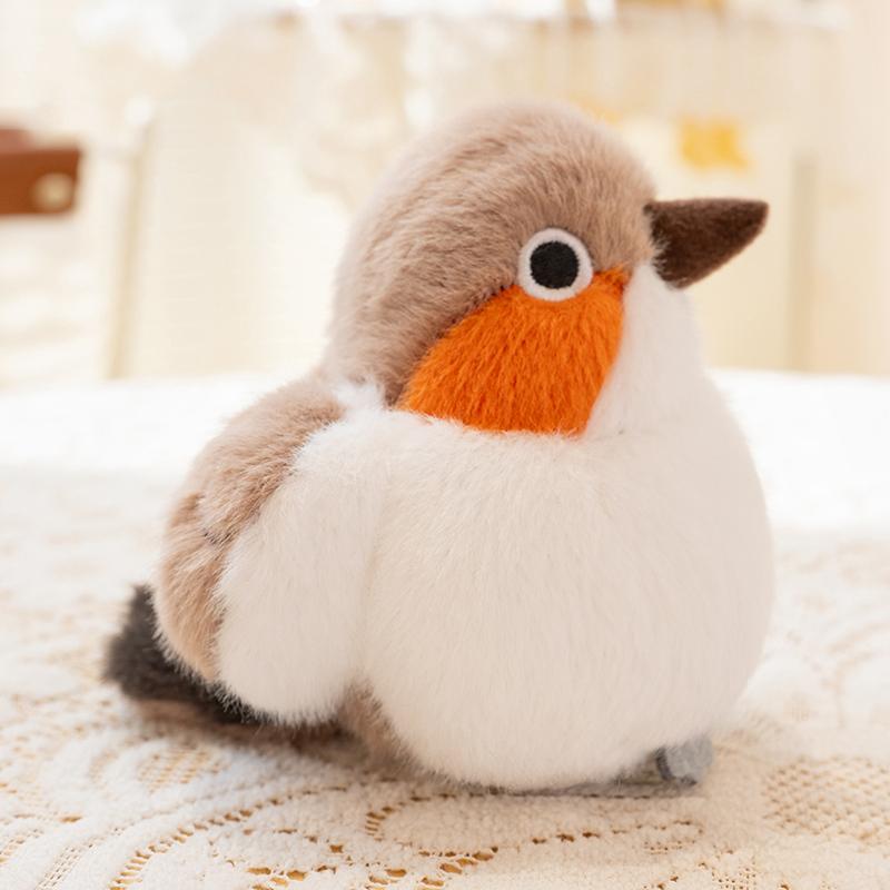 11cm Schattig Vogel Pluche Speelgoed Gevuld Pluizig Kawaii Dier Pop Mees Mus Kleine Pluche Verjaardagscadeau 11cm
