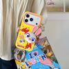 Judy Rabbit Cartoon Stand Anti-Fall Case for iPhone 12/13/14/15/16/17 Pro Max
