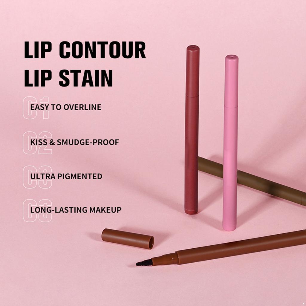 1Pc Smudge-proof Lip Liner, Water-resistant Long-lasting Lip Stain for All-day Wear