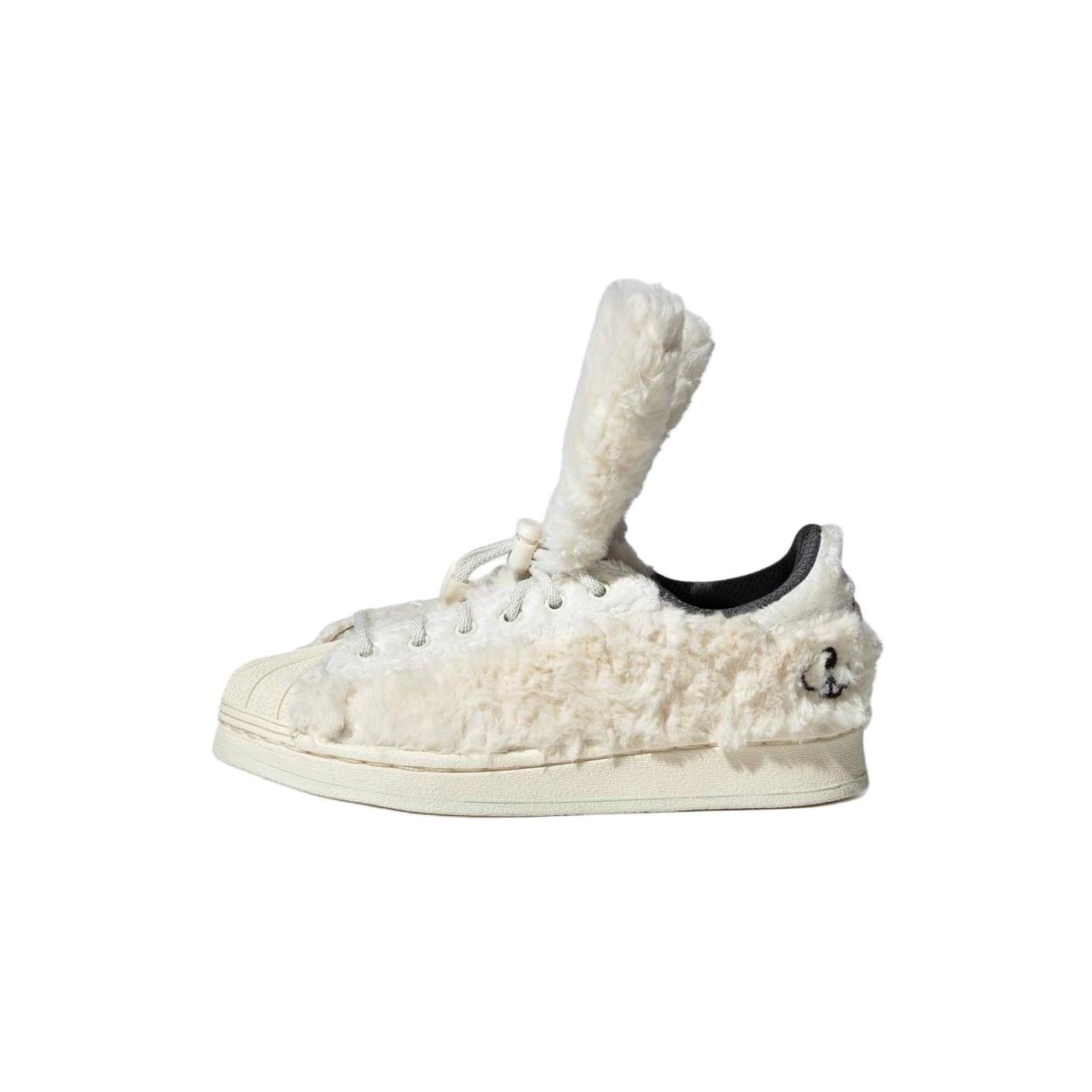 

Melting Sadness x Adidas Originals SUPERSTAR Низкие кеды для скейтбординга с круглым носком, устойчивые к истиранию, для детей Белые Детские IG8907 33